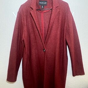 Rachel Zoe Red Blazer-Style Jacket